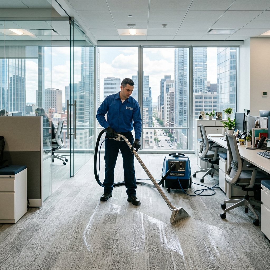 Commercial Office Carpet Restoration